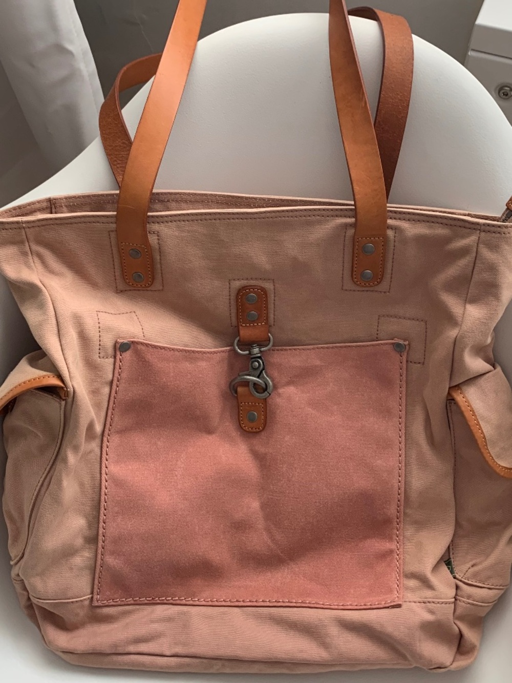 Sundance Catalog- Valley and Sky Tote- Pink